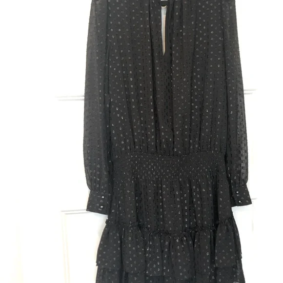 Ramy Brook Sashah Black Metallic Dress size Large - Picture 4 of 12
